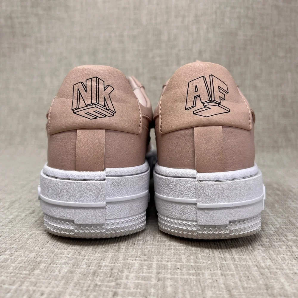 Nike Air Force 1 Pixel Particle Beige Pink CK6649-200 Womens Sneakers‎ Size 6